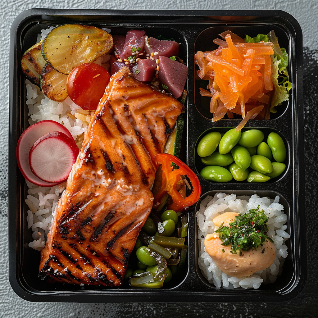 Lachs Bento